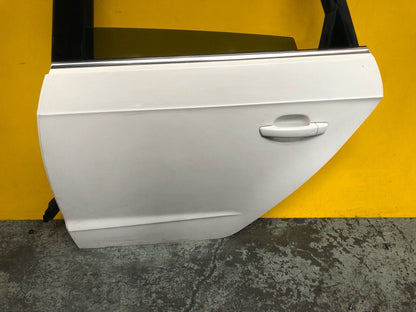 AUDI A3 8V MK3 DOOR PASSENGER SIDE REAR LEFT WITH GLASS IN WHITE