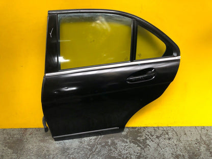 MERCEDES C CLASS W204 2008 - 2014 DOOR PASSENGER SIDE REAR LEFT WITH GLASS