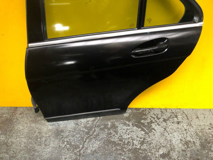 MERCEDES C CLASS W204 2008 - 2014 DOOR PASSENGER SIDE REAR LEFT WITH GLASS