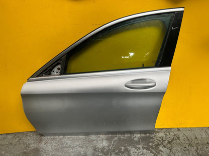 MERCEDES C CLASS W205 2014 - 2021 DOOR PASSENGER SIDE FRONT LEFT WITH GLASS