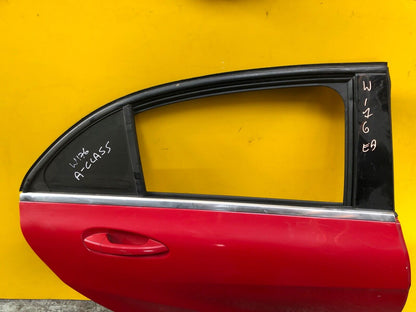 MERCEDES BENZ A CLASS W176 2012-2018 DOOR DRIVER SIDE REAR RIGHT WITH GLASS