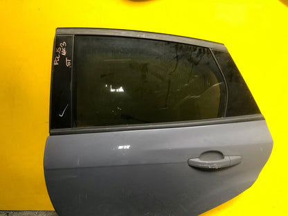 FORD FOCUS MK3 2011-2018 DOOR PASSENGER SIDE REAR LEFT WITH GLASS IN GREY