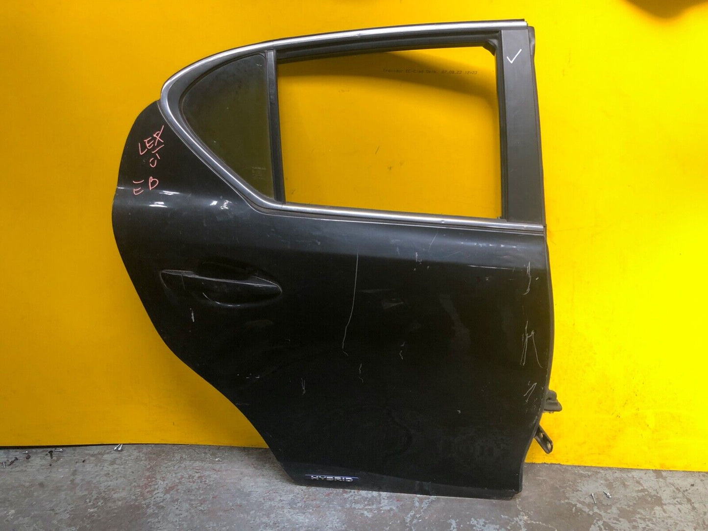 LEXUS CT200H 2011 - 2020 DOOR DRIVER SIDE REAR RIGHT