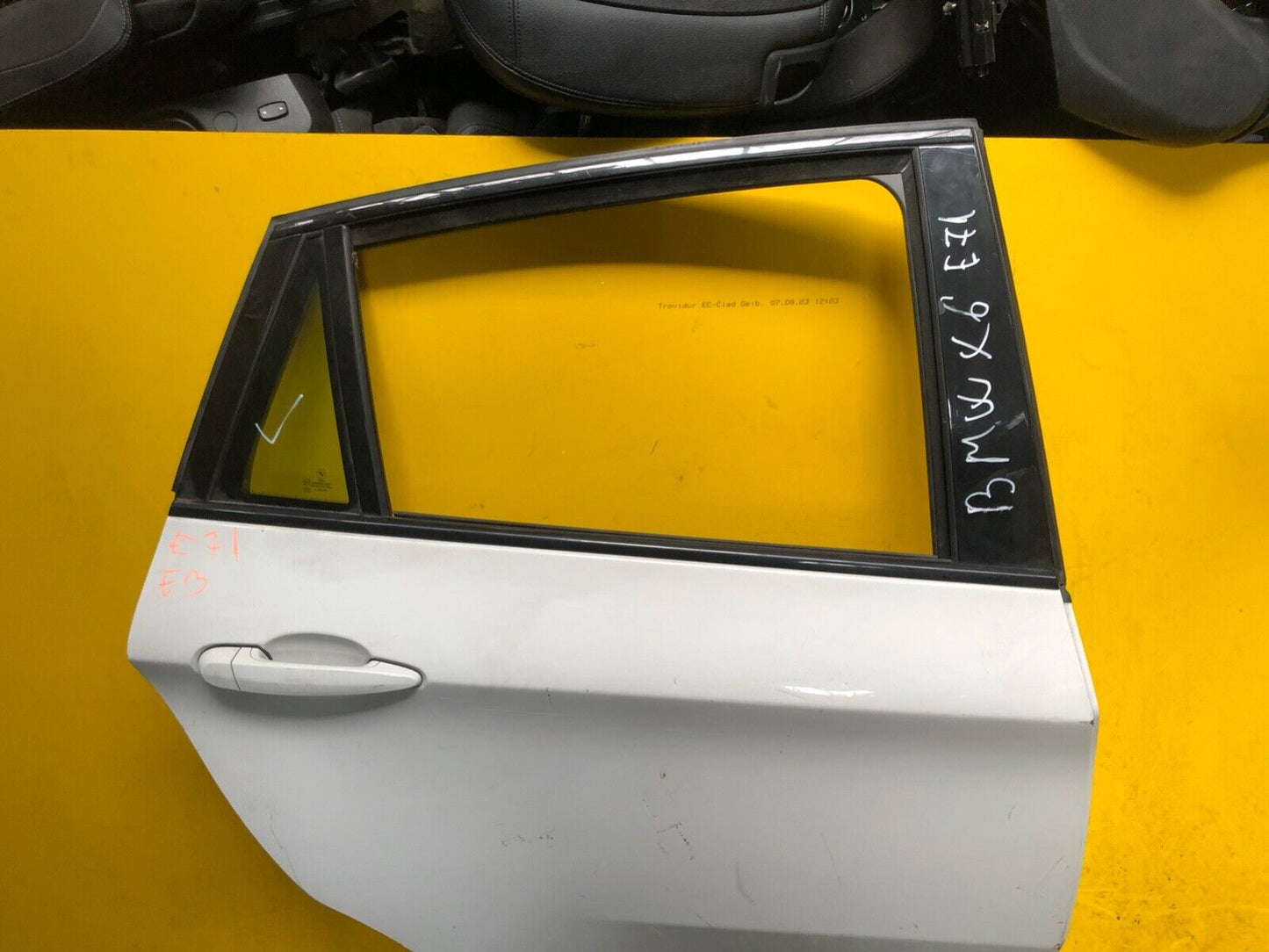 BMW X6 E71 2008 - 2014 DOOR DRIVER SIDE REAR RIGHT COMPLETE WITH GLASS