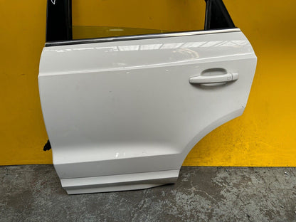 AUDI Q3 8U MK1 DOOR PASSENGER SIDE REAR LEFT WITH GLASS IN WHITE