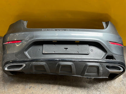 MERCEDES BENZ GLC COUPE AMG LINE C253 2015 - 2019 REAR BUMPER WITH PDC COMPLETE