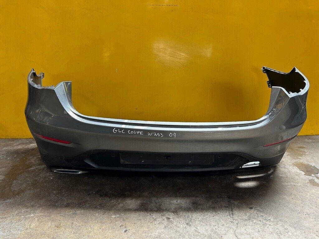 MERCEDES BENZ GLC COUPE AMG LINE C253 2015 - 2019 REAR BUMPER WITH PDC COMPLETE