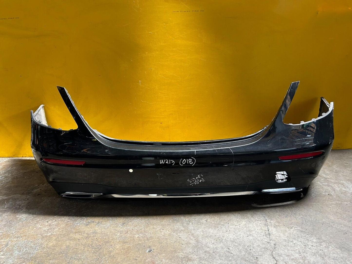 MERCEDES BENZ E CLASS AMG LINE W213 2016-2020 REAR BUMPER COMPLETE WITH DIFFUSER