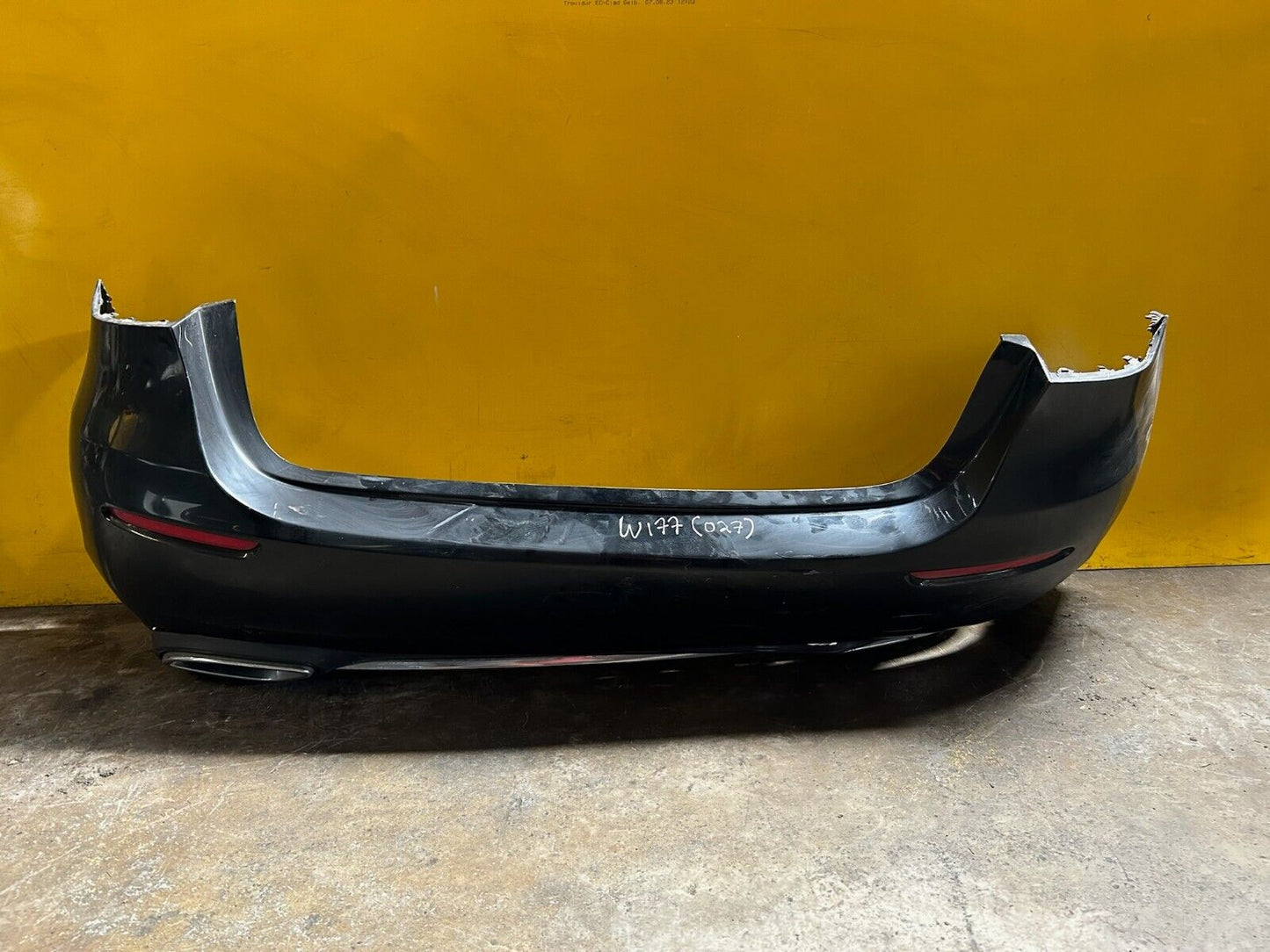 MERCEDES BENZ A CLASS W177 2018 - 2023 REAR BUMPER COMPLETE NO PDC GENUINE