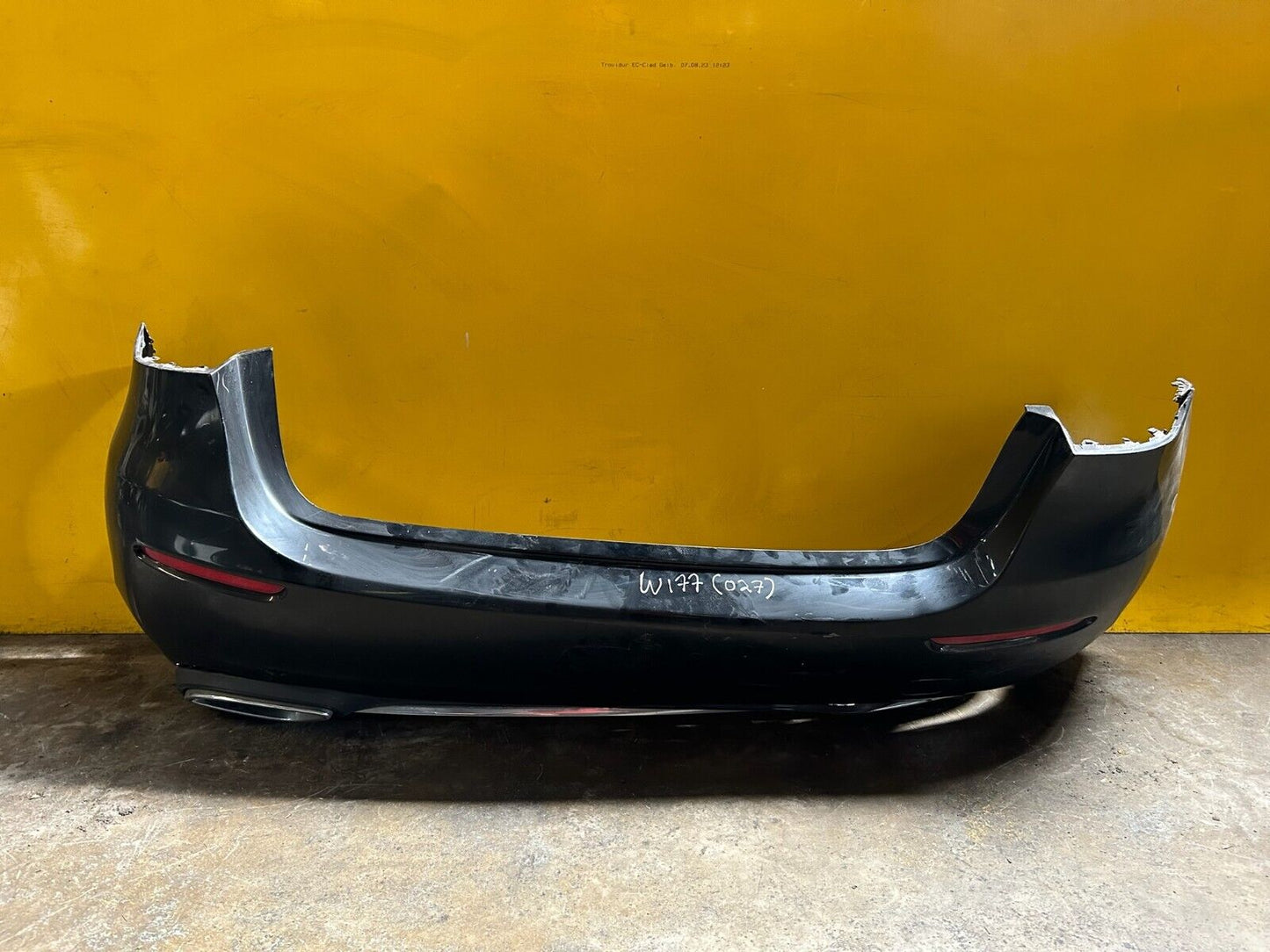 MERCEDES BENZ A CLASS W177 2018 - 2023 REAR BUMPER COMPLETE NO PDC GENUINE