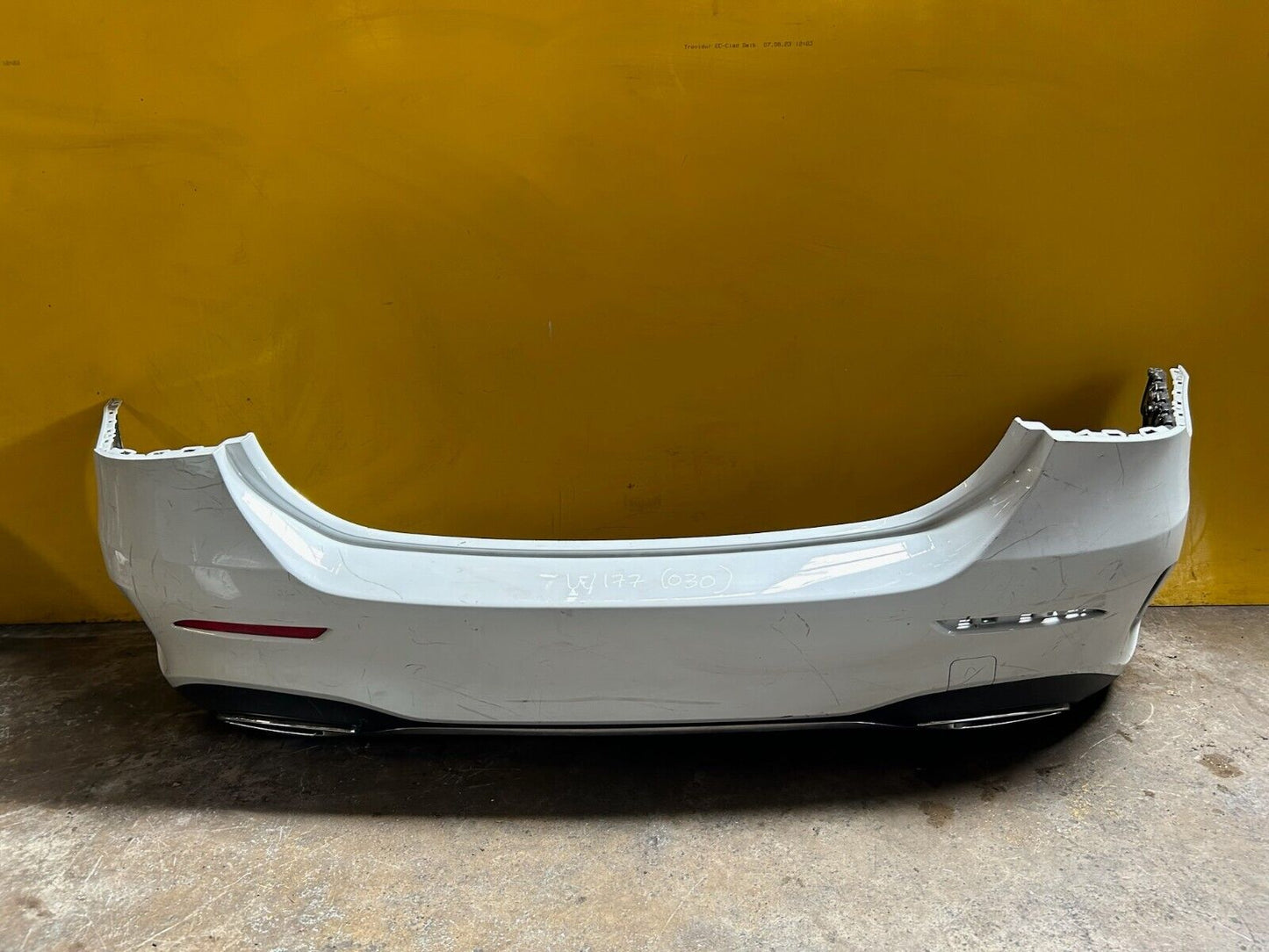 MERCEDES BENZ A CLASS W177 2018 - 2023 REAR BUMPER COMPLETE NO PDC GENUINE