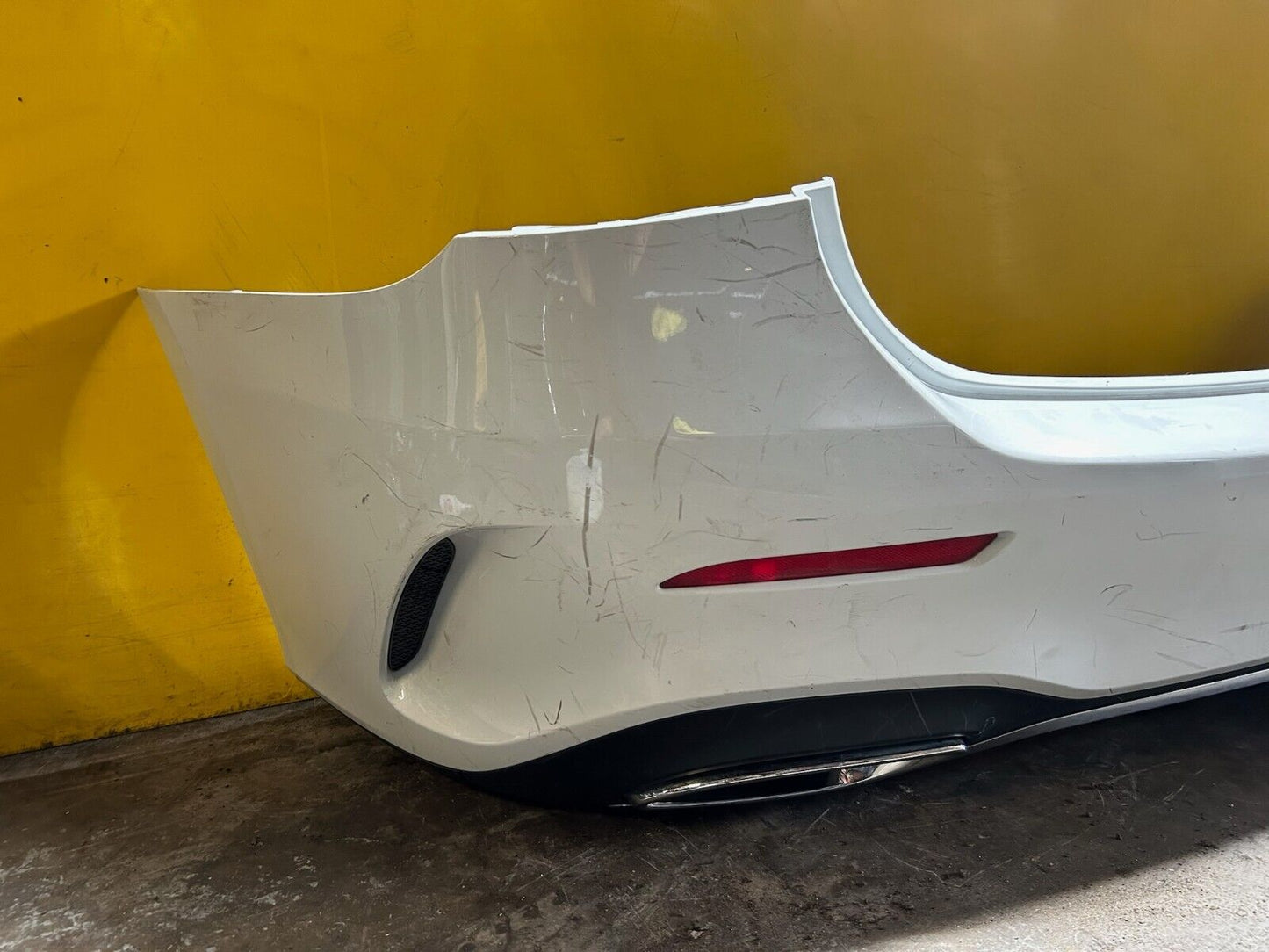 MERCEDES BENZ A CLASS W177 2018 - 2023 REAR BUMPER COMPLETE NO PDC GENUINE