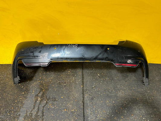 BMW 4 SERIES F32 F33 F36 M SPORT 2016 REAR BUMPER WITH PDC HOLES GENUINE