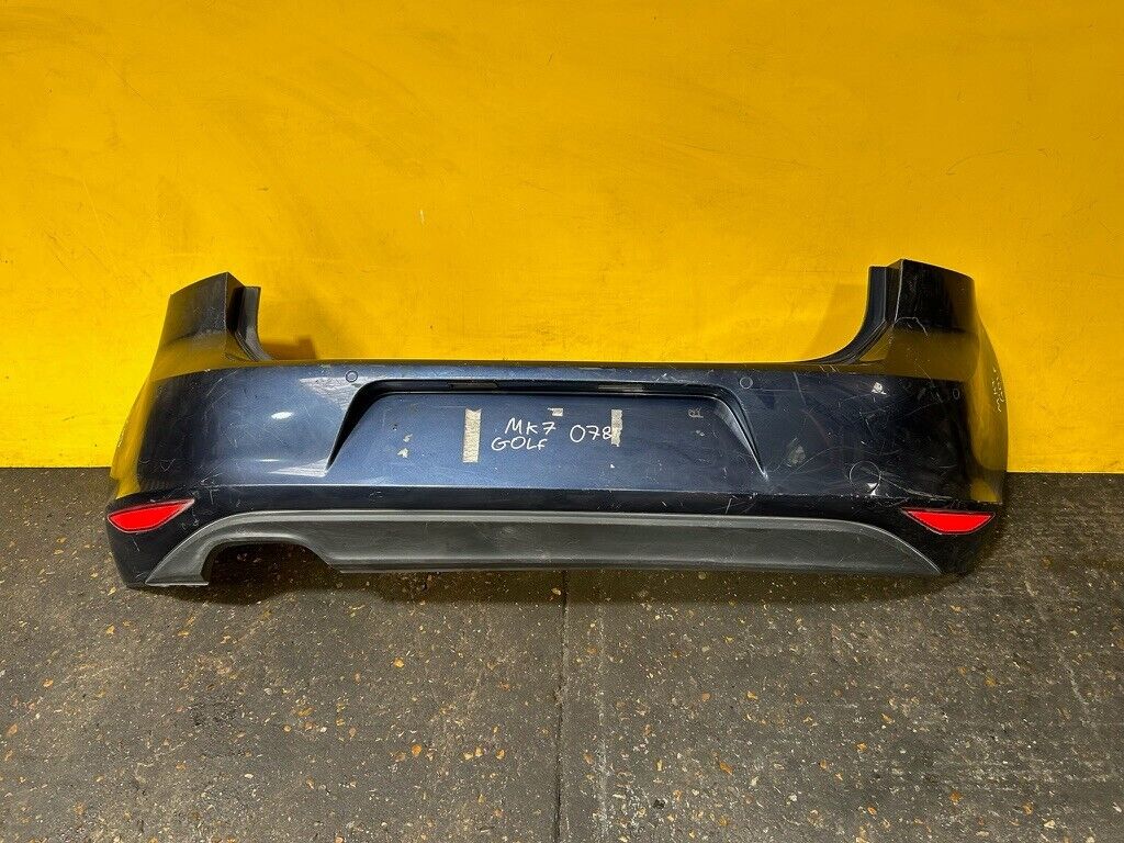 VOLKSWAGEN GOLF MK7 2013 - 2017 COMPLETE REAR BUMPER WITH PDC 5G6807421