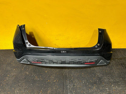 HONDA CIVIC MK8 2006-2012 REAR BUMPER IN BLACK WITHOUT SENSORS GENUINE COMPLETE