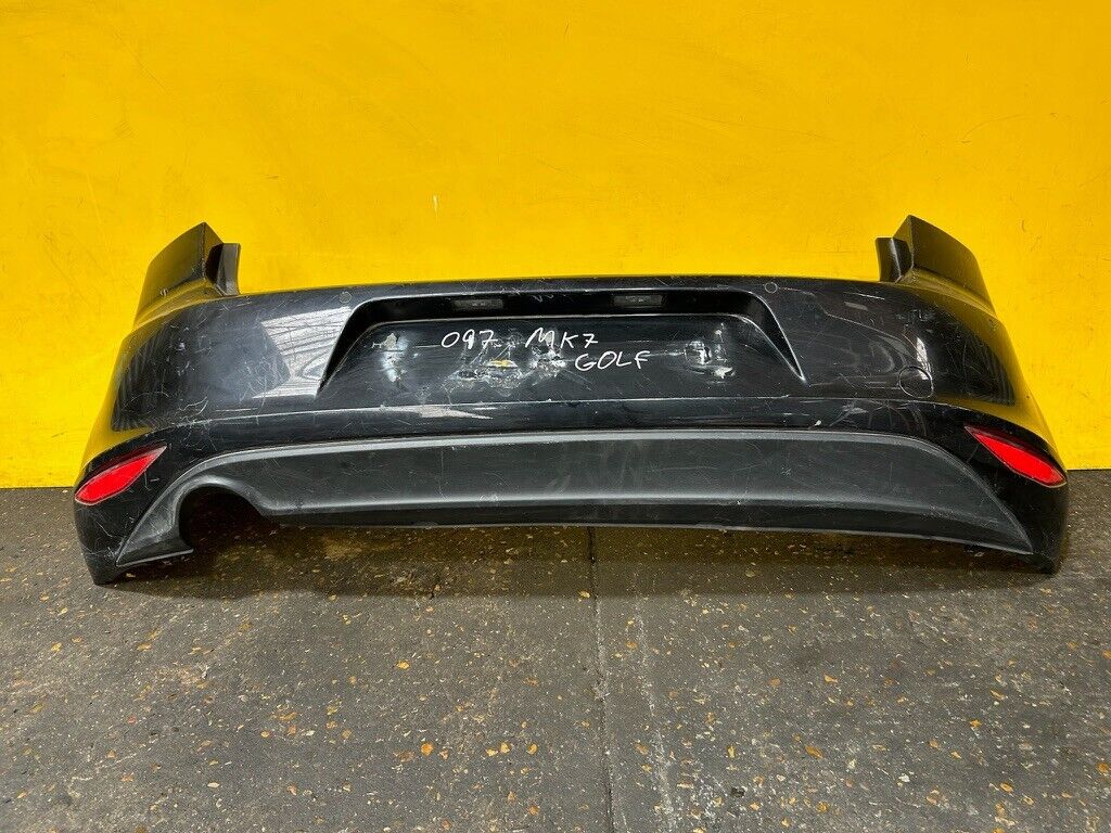 VOLKSWAGEN GOLF MK7 2013 - 2017 COMPLETE REAR BUMPER WITH PDC 5G6807421