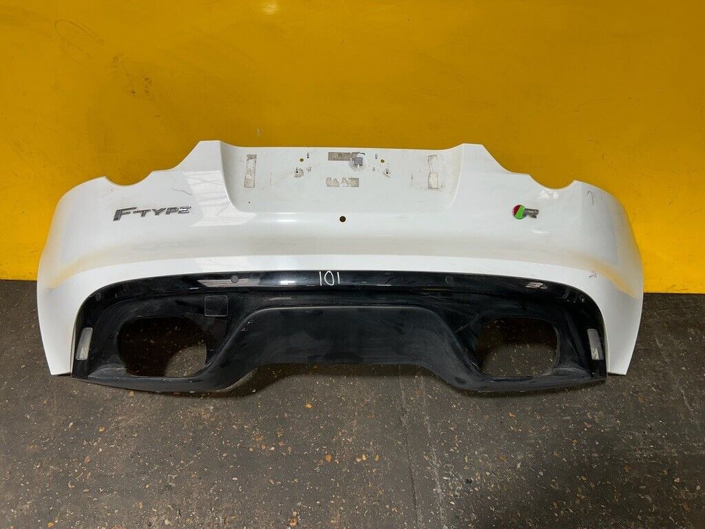 JAGUAR F TYPE R V8 COUPE X152 2013 - 2018 REAR BUMPER COMPLETE WITH PDC