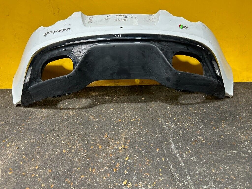 JAGUAR F TYPE R V8 COUPE X152 2013 - 2018 REAR BUMPER COMPLETE WITH PDC