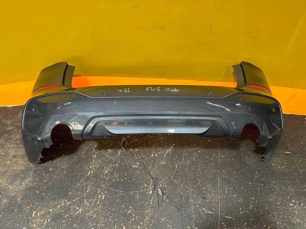 BMW X1 M SPORT 2015 - 2019 REAR BUMPER COMPLETE WITH DIFFUSER AND PDC SENSORS