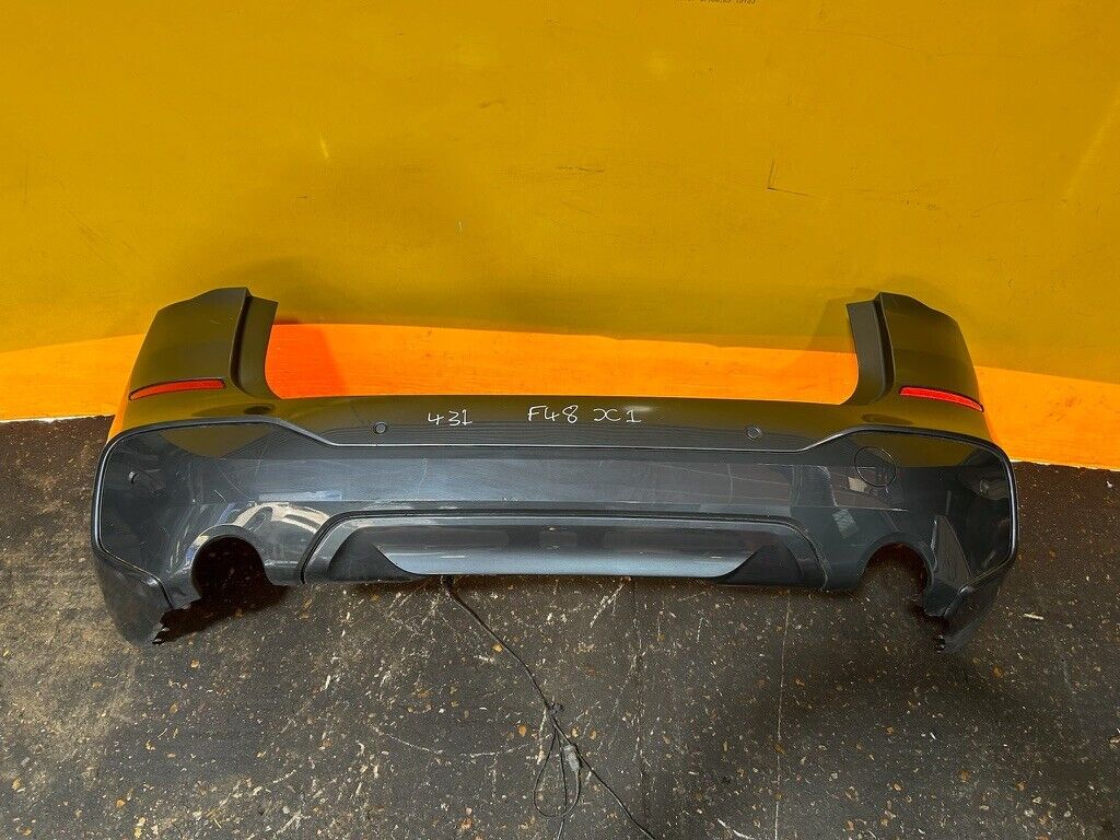 BMW X1 M SPORT 2015 - 2019 REAR BUMPER COMPLETE WITH DIFFUSER AND PDC SENSORS